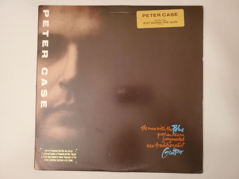 Peter Case The Man with the Blue Postmodern Fragmented Neo-Traditionalist Guitar vinyl record